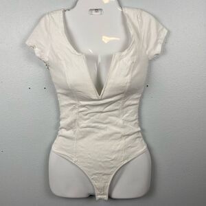 NWOT Free People Intimately White Women's Bodysuit Size S